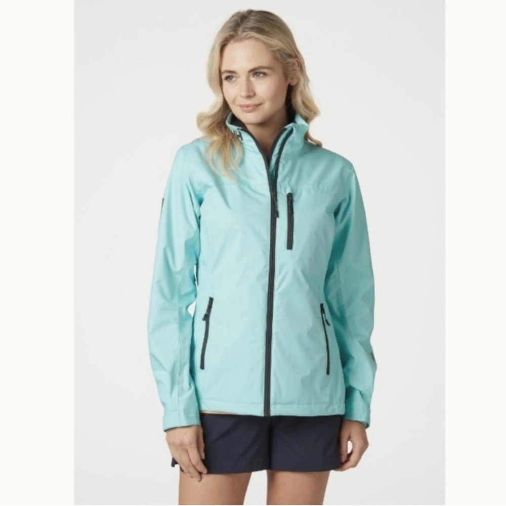 Helly Hansen Womens Crew Midlayer Hooded Fleece Sailing Jacket Size Large